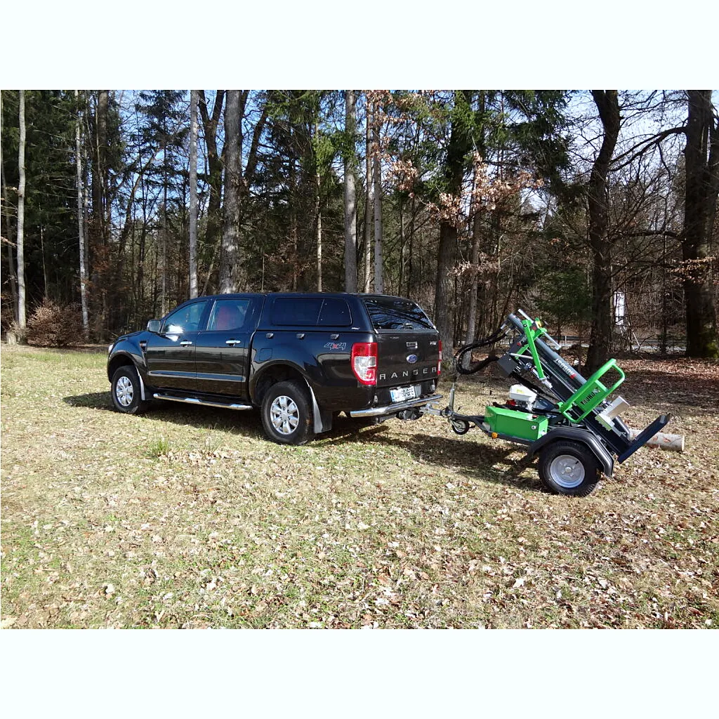 Brennholz-Spalter Robust Ranger M im Einsatz