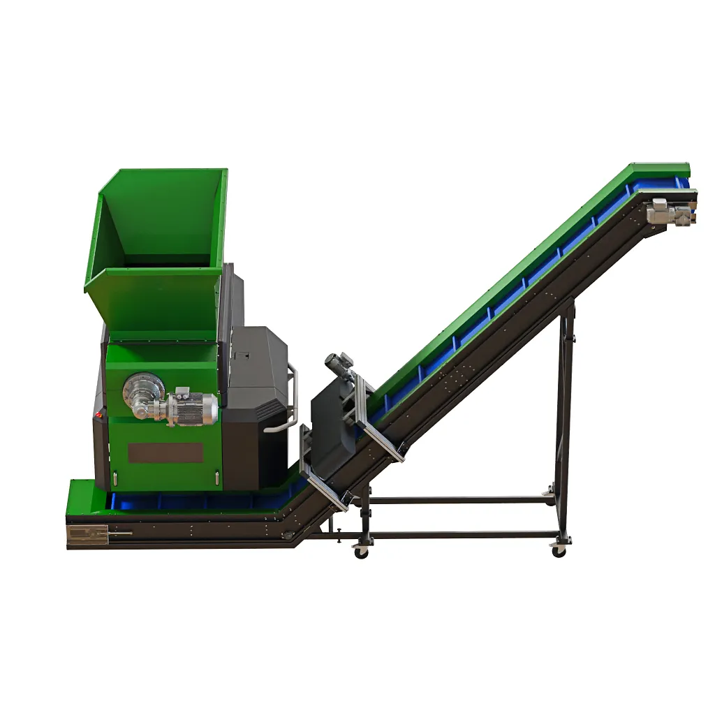 Zerkleinerer ReUser HD 1500 auf Förderband