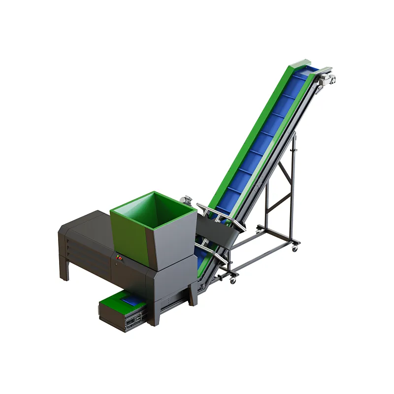 Zerkleinerer ReUser QD 450 mit Förderband